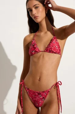Carmen Bikini Top El Limon Floral Pink - Final Sale