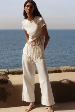 Cassis Pant White