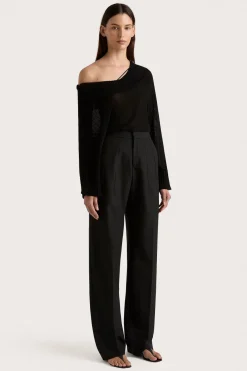 Cecilie Knit Top Black