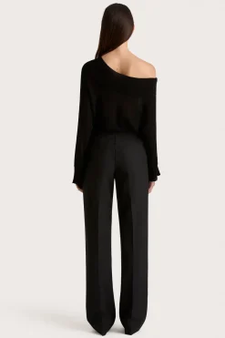 Cecilie Knit Top Black