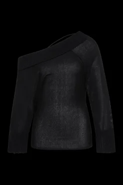Cecilie Knit Top Black