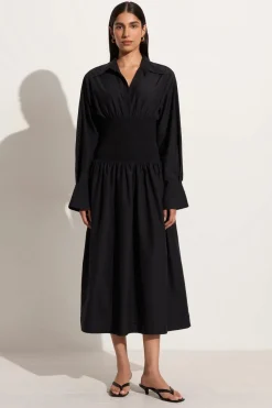 Cervo Midi Dress Black - Final Sale