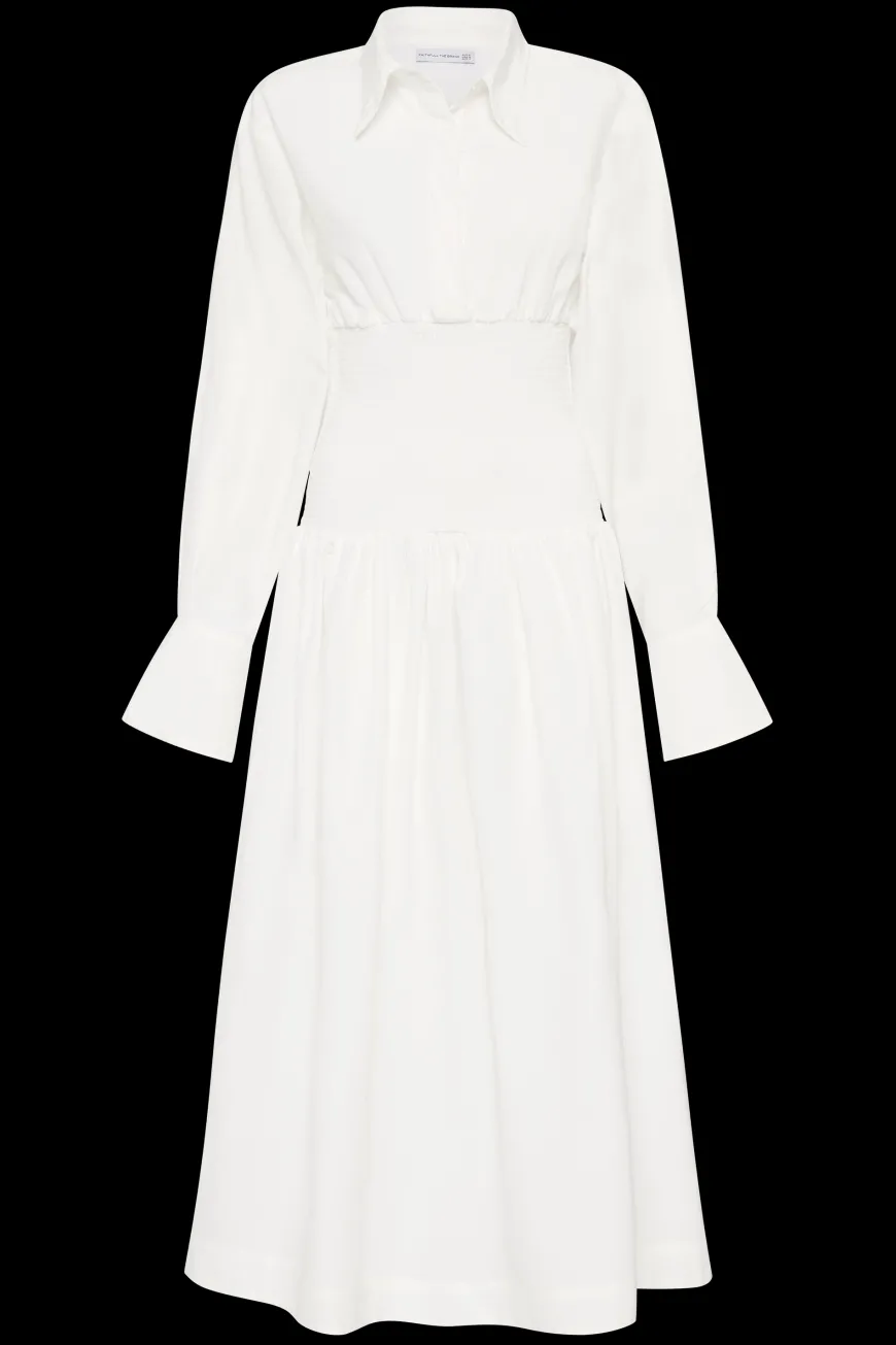 Cervo Midi Dress White