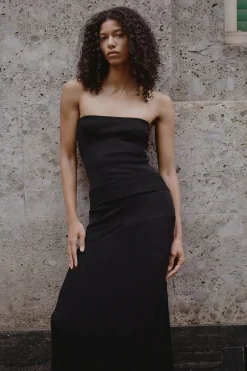 Citara Strapless Top Black