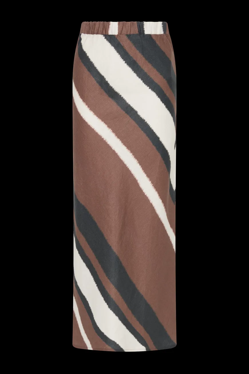 Dalicenca Skirt Futura Stripe Chocolate