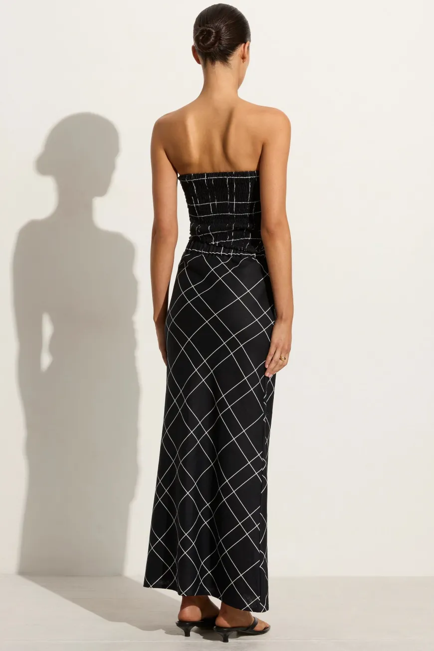 Dalicenca Skirt Letizia Check Black - Final Sale