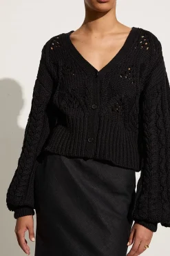 Dayana Cardigan Black - Final Sale