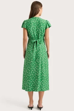 Doiret Midi Dress Green