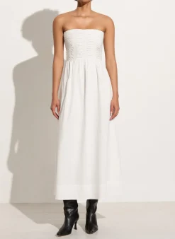 Dominquez Midi Dress White