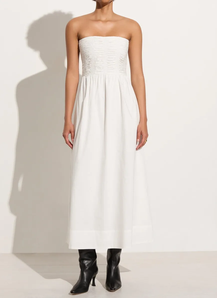 Dominquez Midi Dress White