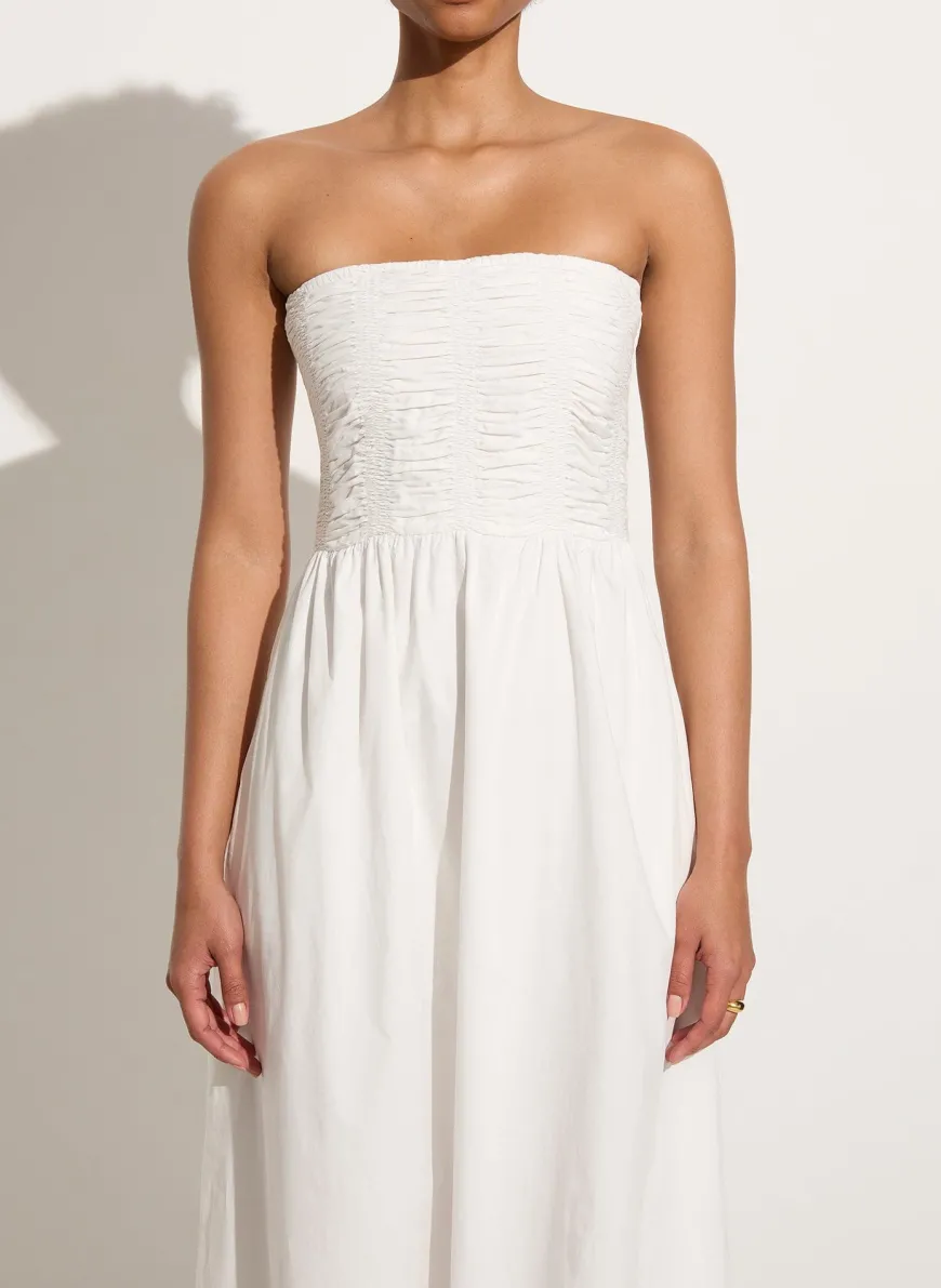 Dominquez Midi Dress White