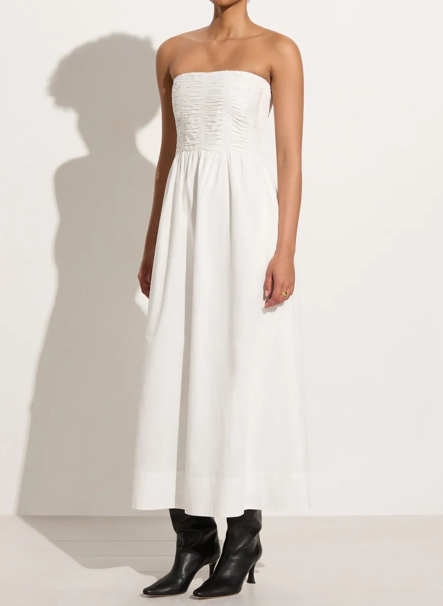 Dominquez Midi Dress White