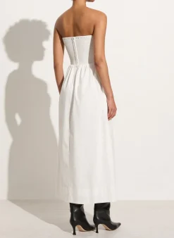 Dominquez Midi Dress White