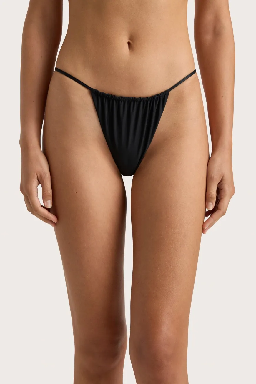 Elea Bikini Bottom Black