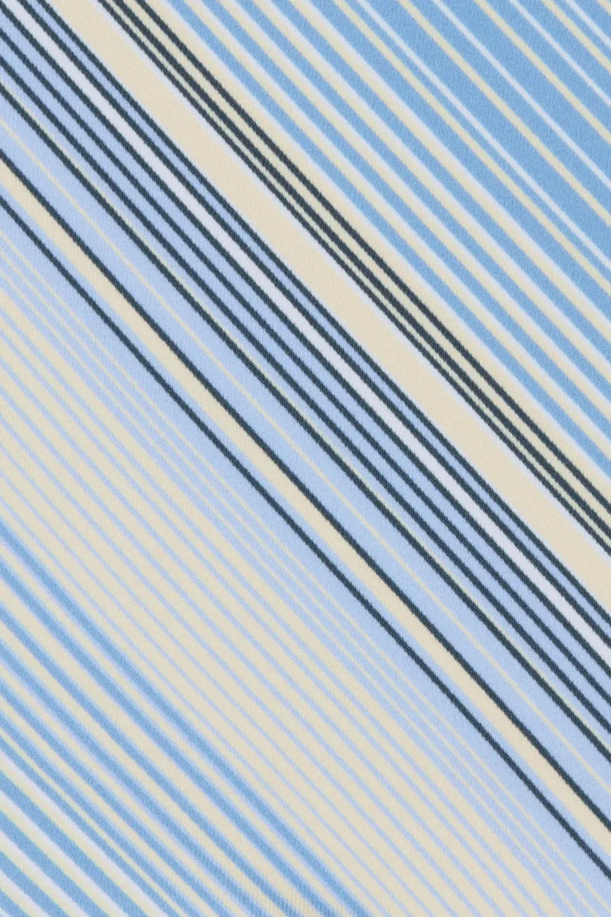 Elea Bikini Bottom Futura Stripe Sky Blue