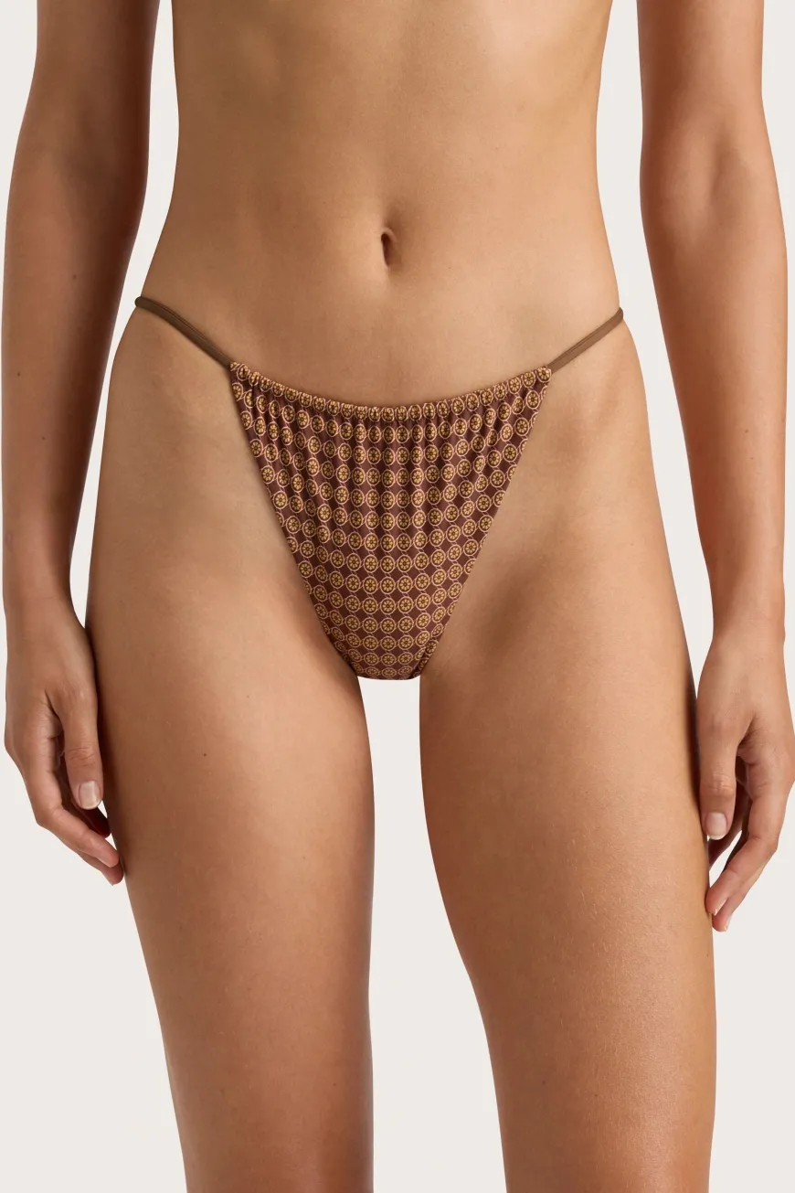 Elea Bikini Bottom Oliander Cocoa