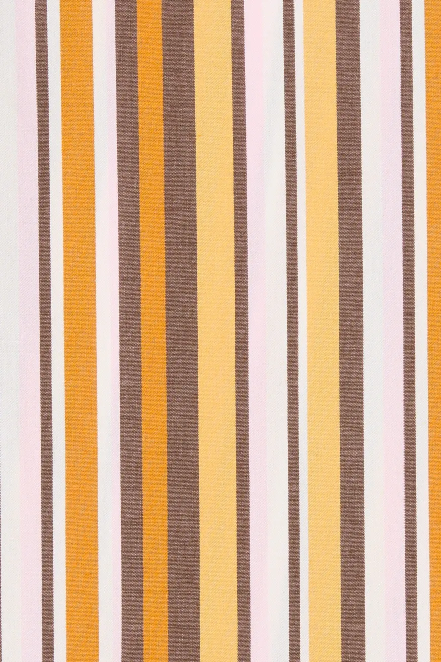 Elea Bikini Bottom Terracotta Stripe