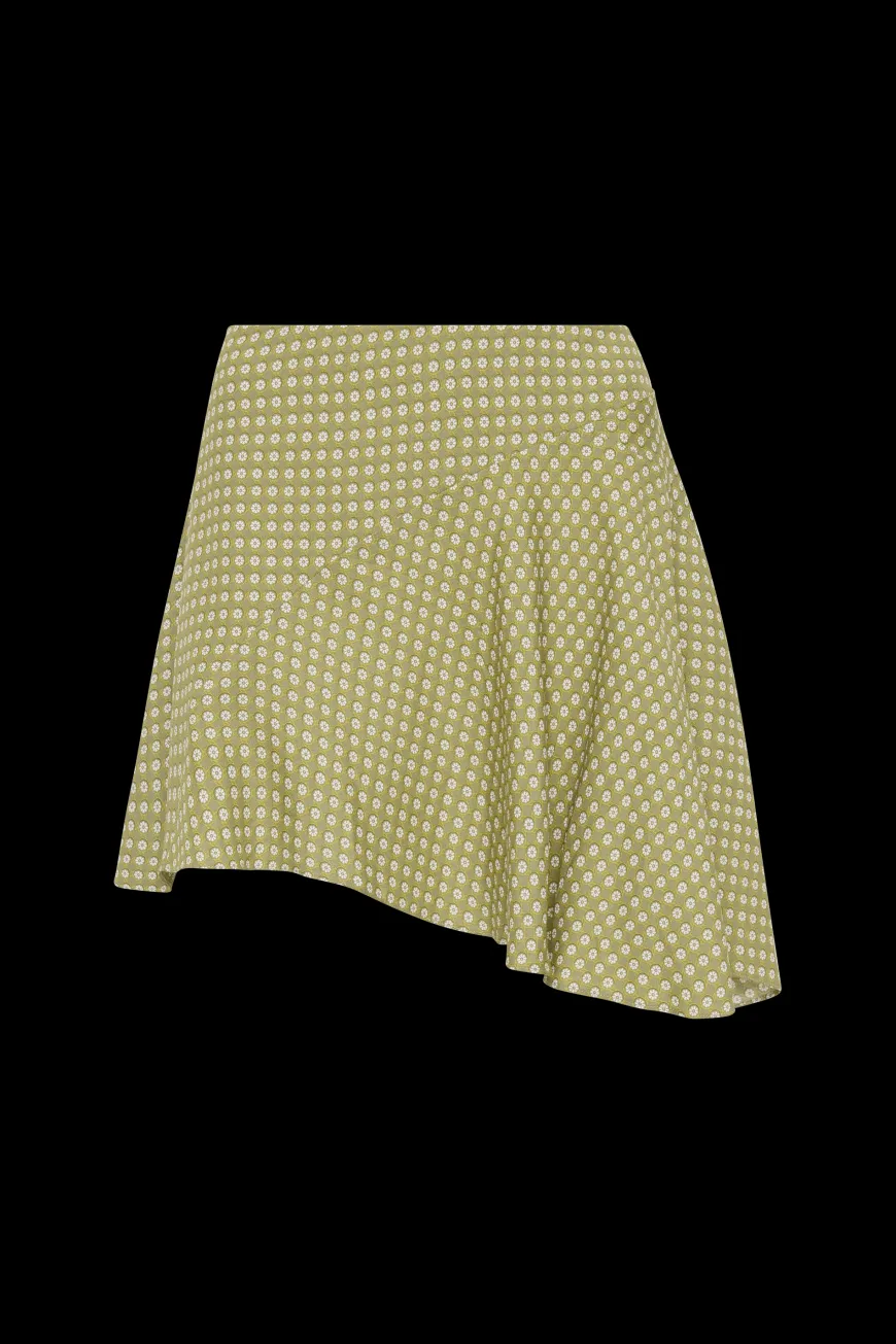 Emalee Mini Skirt Oliander Khaki