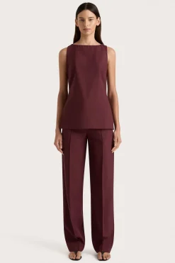 Emilie Top Bordeaux