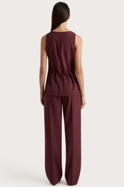 Emilie Top Bordeaux