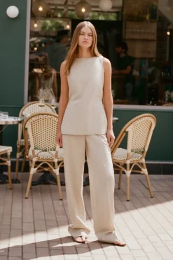Emilie Trouser Beige