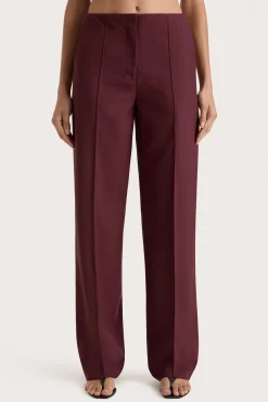 Emilie Trouser Bordeaux