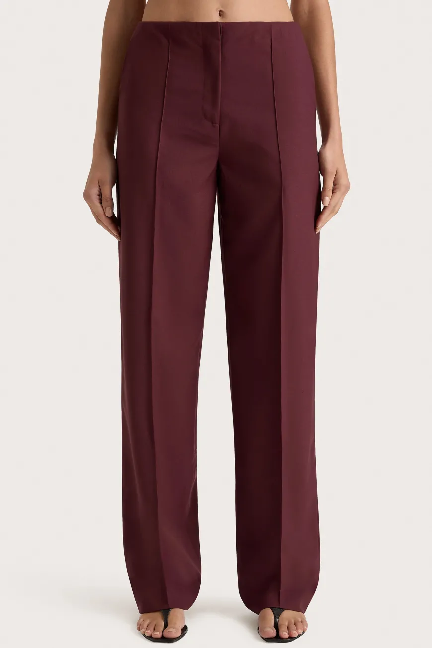 Emilie Trouser Bordeaux