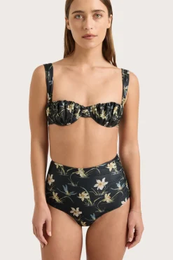 Emily Bikini Top Daffodil Print
