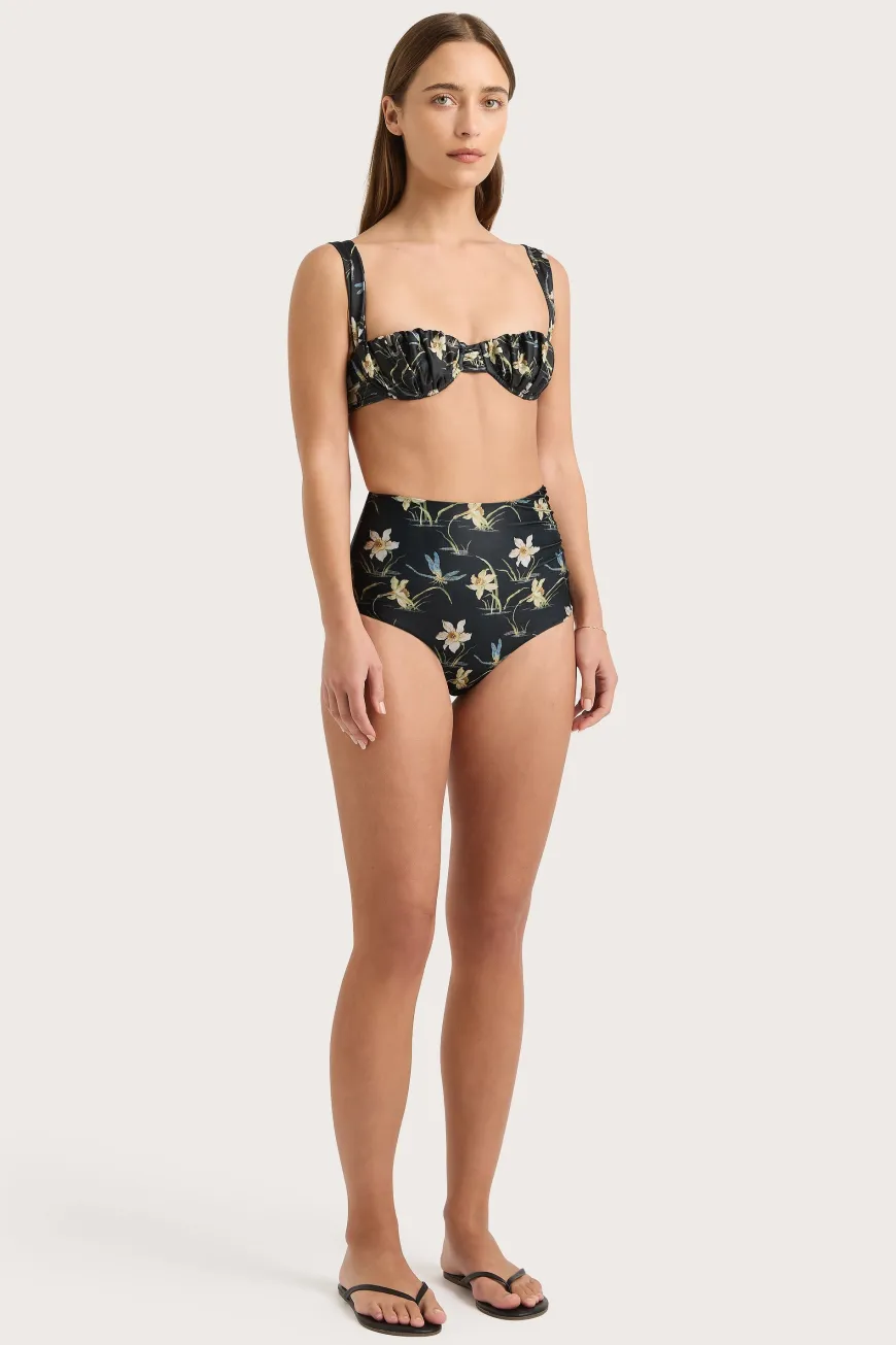 Emily Bikini Top Daffodil Print