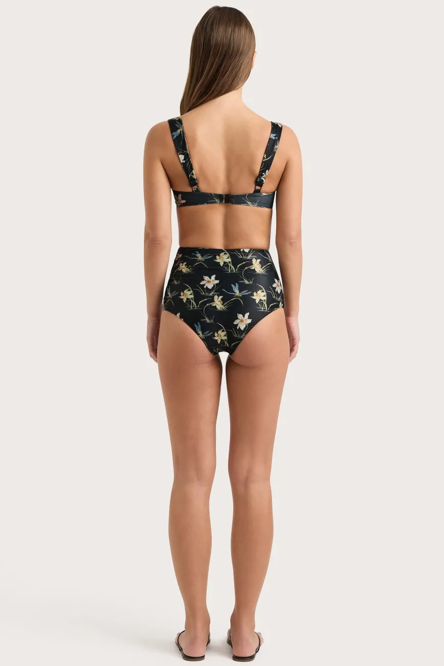 Emily Bikini Top Daffodil Print