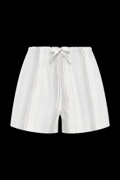 En Vau Short Striped Soft Blue