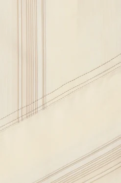 En Vau Skirt Foam Taupe Stripe