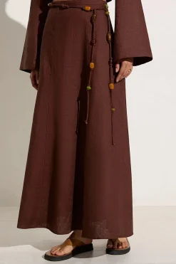 Es Raco Skirt Tobacco - Final Sale