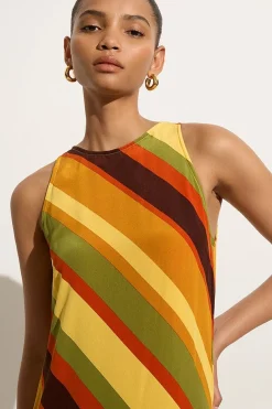 Esposende Midi Dress Cisco Stripe Sun - Final Sale