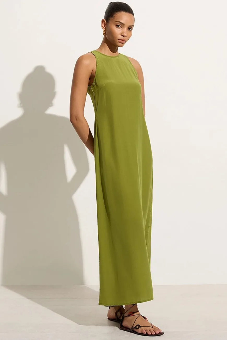 Esposende Midi Dress Palm Green - Final Sale