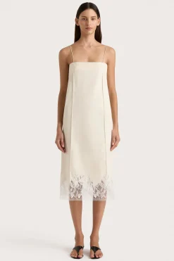 Etienne Midi Dress Off White
