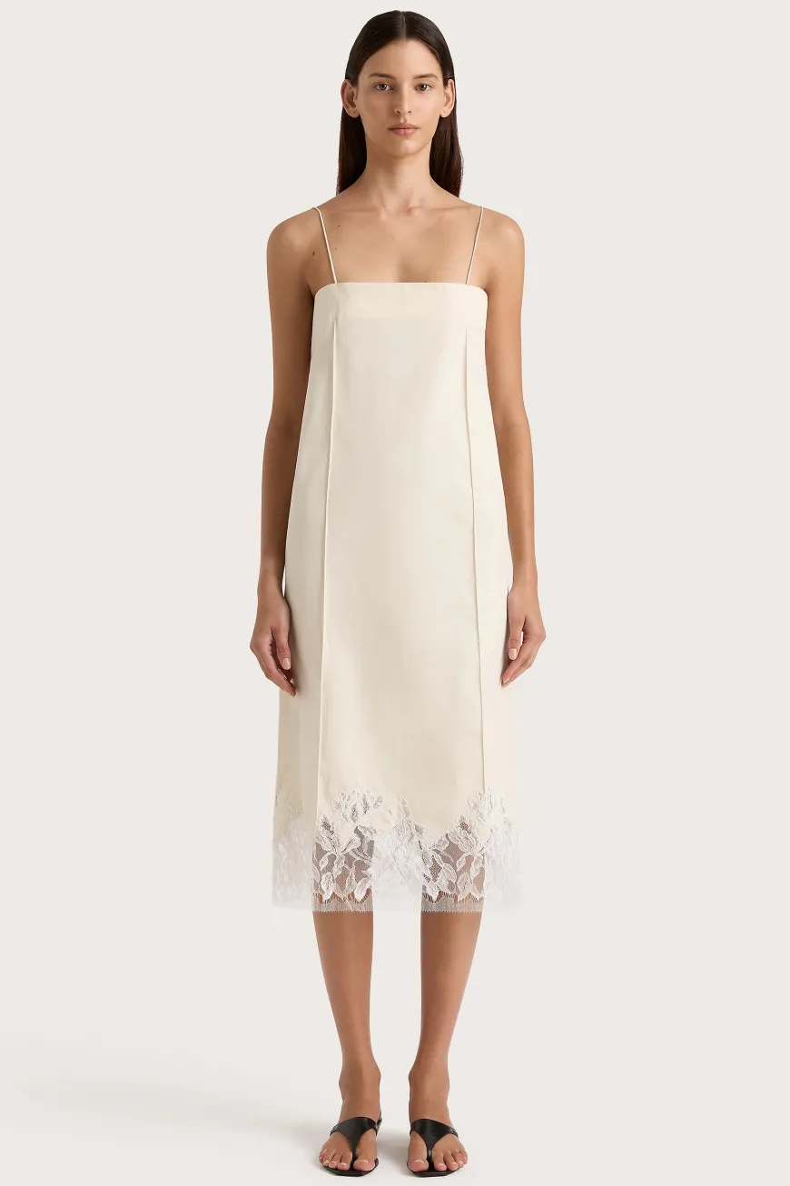 Etienne Midi Dress Off White