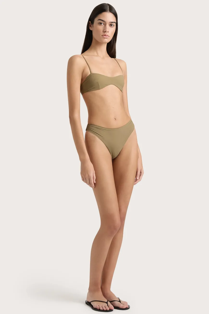 Evora Bikini Top Khaki