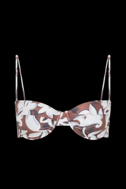 Farrah Bikini Top Plumeria