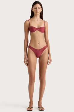 Farrah Bikini Top Wine