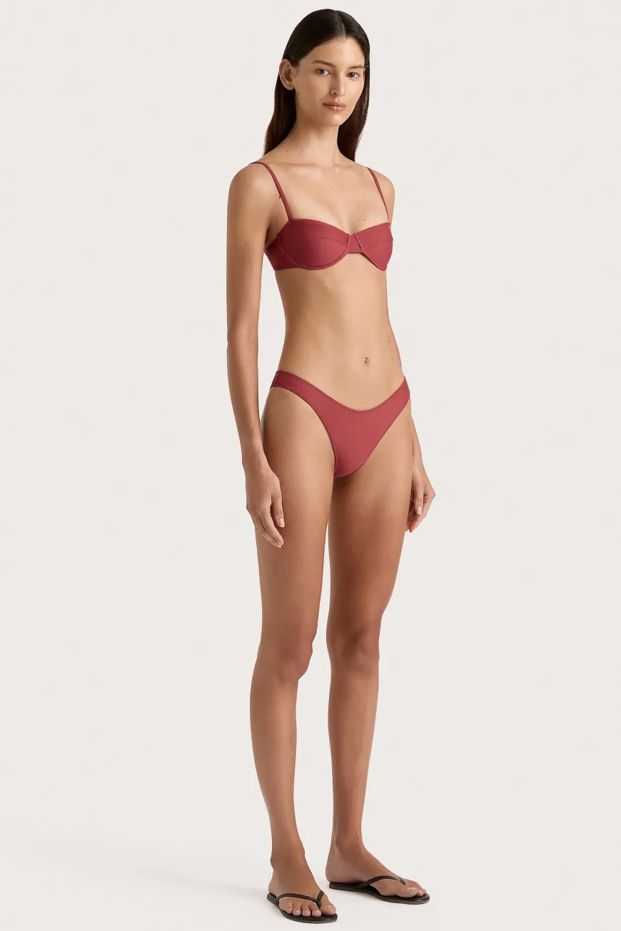 Farrah Bikini Top Wine