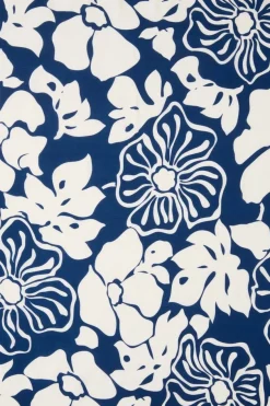 Flavia Pareo Mica Floral Navy - Final Sale