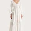 Fleur Maxi Dress White