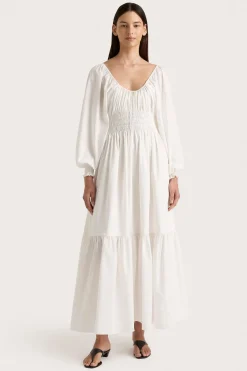 Fleur Maxi Dress White