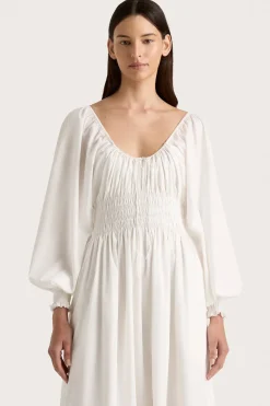 Fleur Maxi Dress White