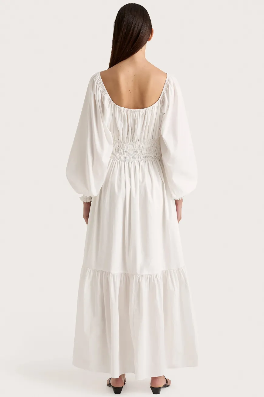 Fleur Maxi Dress White