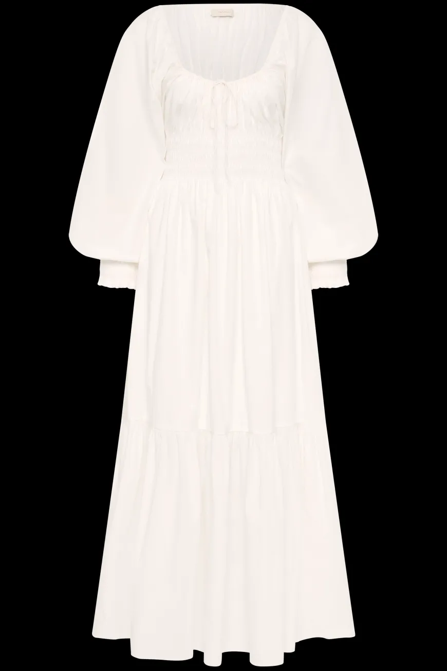 Fleur Maxi Dress White
