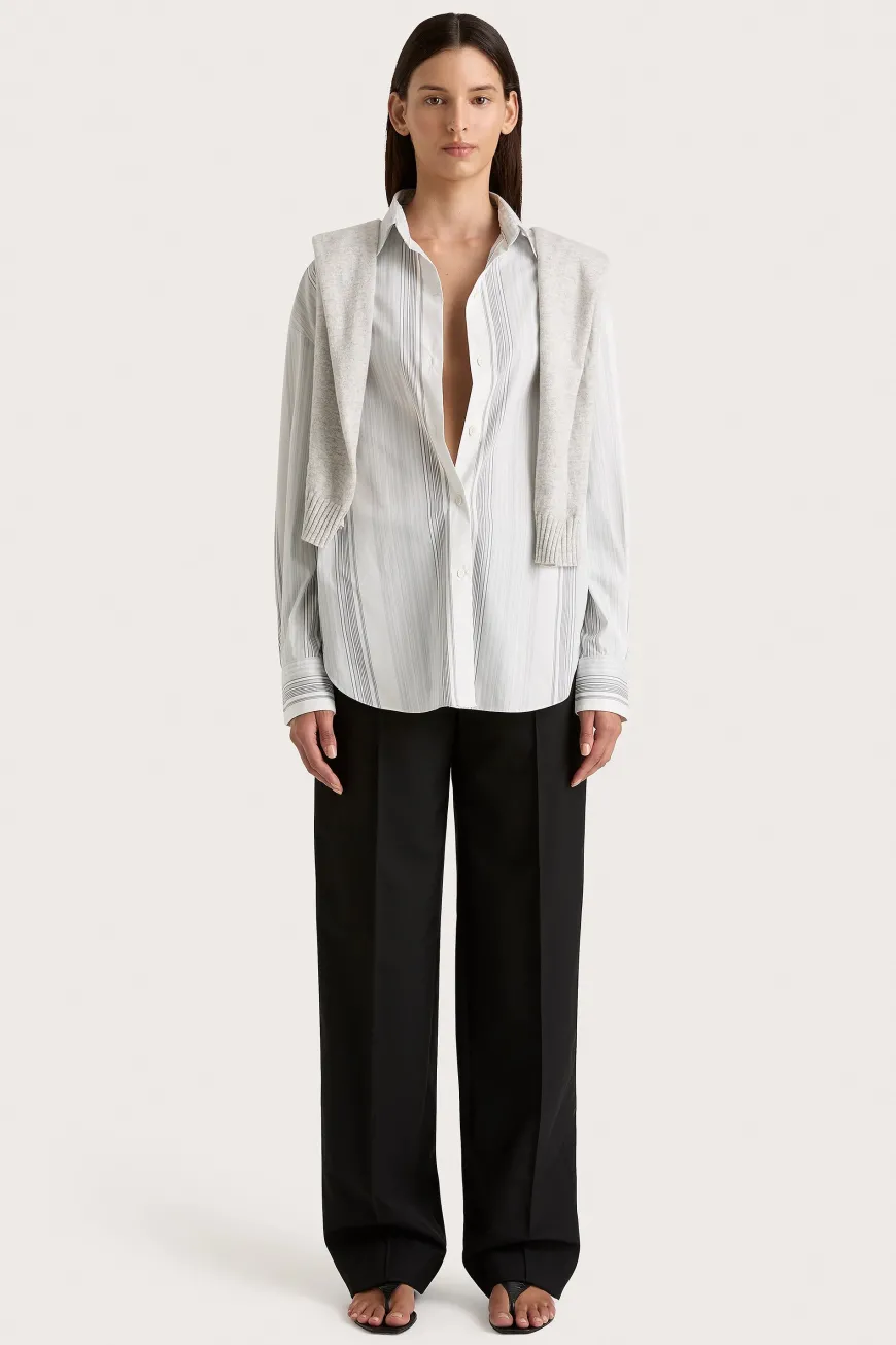 Frederikke Cashmere Sweater Grey Marle