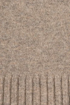 Frederikke Cashmere Sweater Taupe Marle