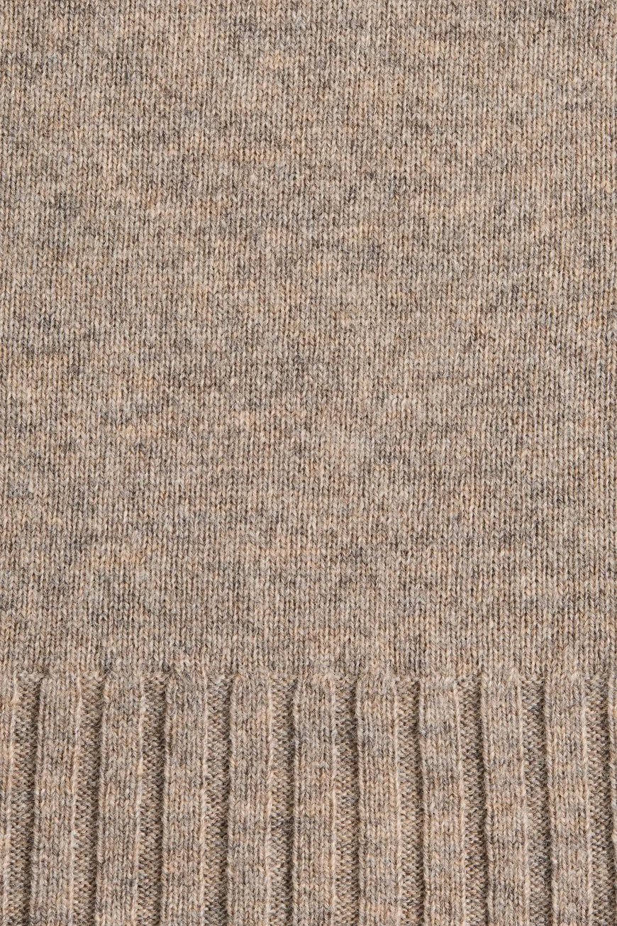 Frederikke Cashmere Sweater Taupe Marle